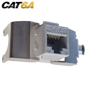 CAT6A UTP 180 DEGREE TOOLESS KEYSTONE JACKS, POE++