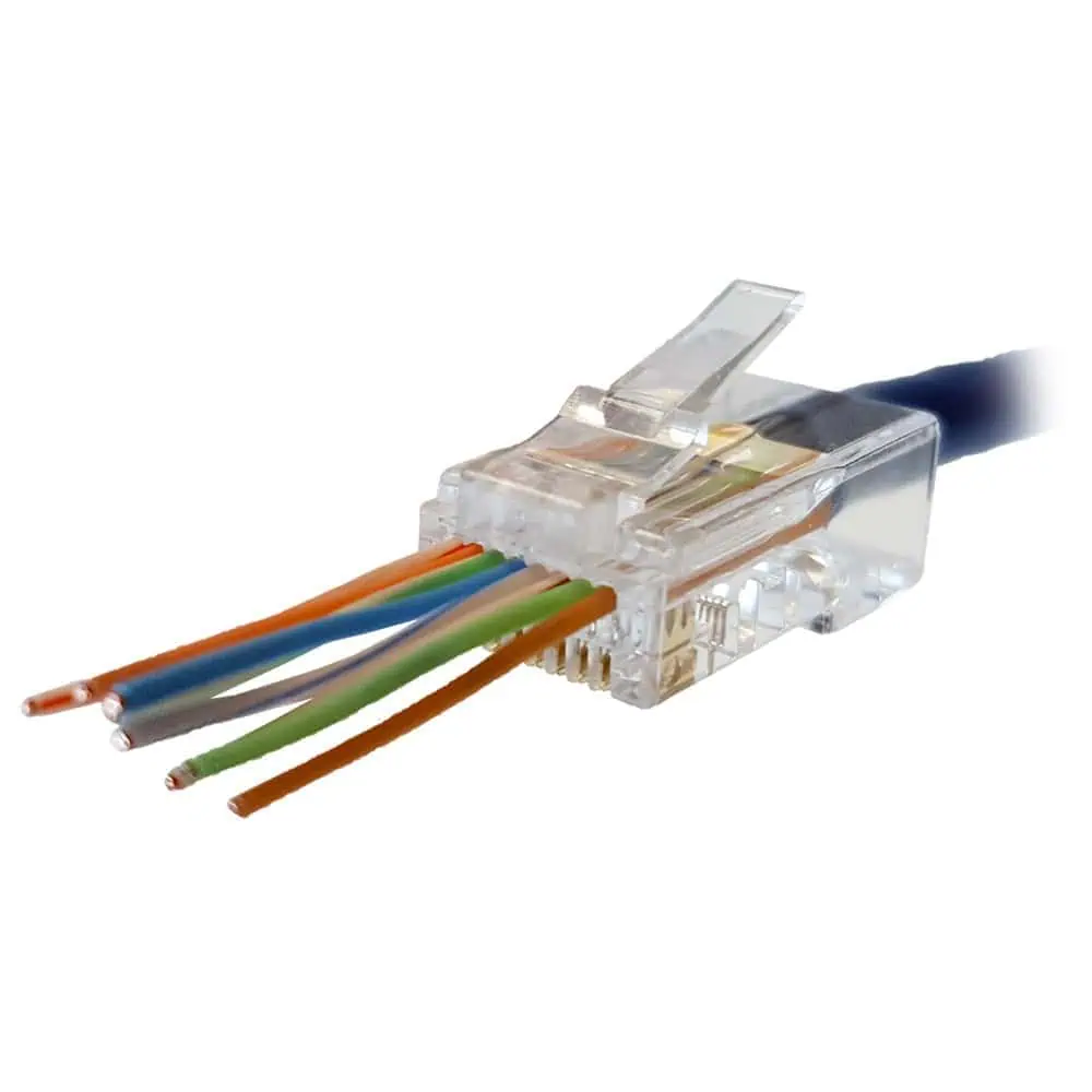 FASTPLUG RJ45™ PASS-THROUGH MODULAR PLUGS, 100PK - 图片 3